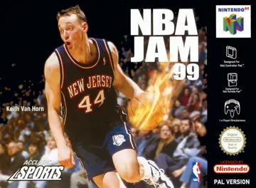 NBA Jam 99 (Europe) box cover front